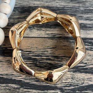House of Harlow Gold Stretch Bracelet
